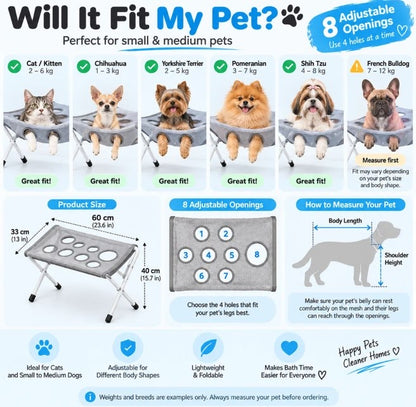 Furora™ -  Full Body Pet Grooming Hammock