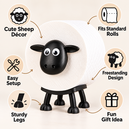 Baa Baa Roll™ - The Cutest Way to Store Your Toilet Paper!