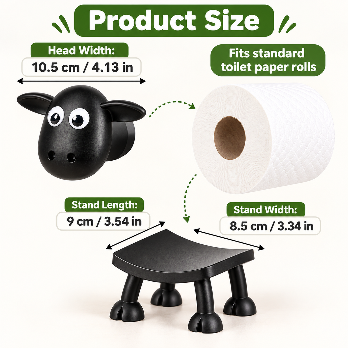 Baa Baa Roll™ - The Cutest Way to Store Your Toilet Paper!