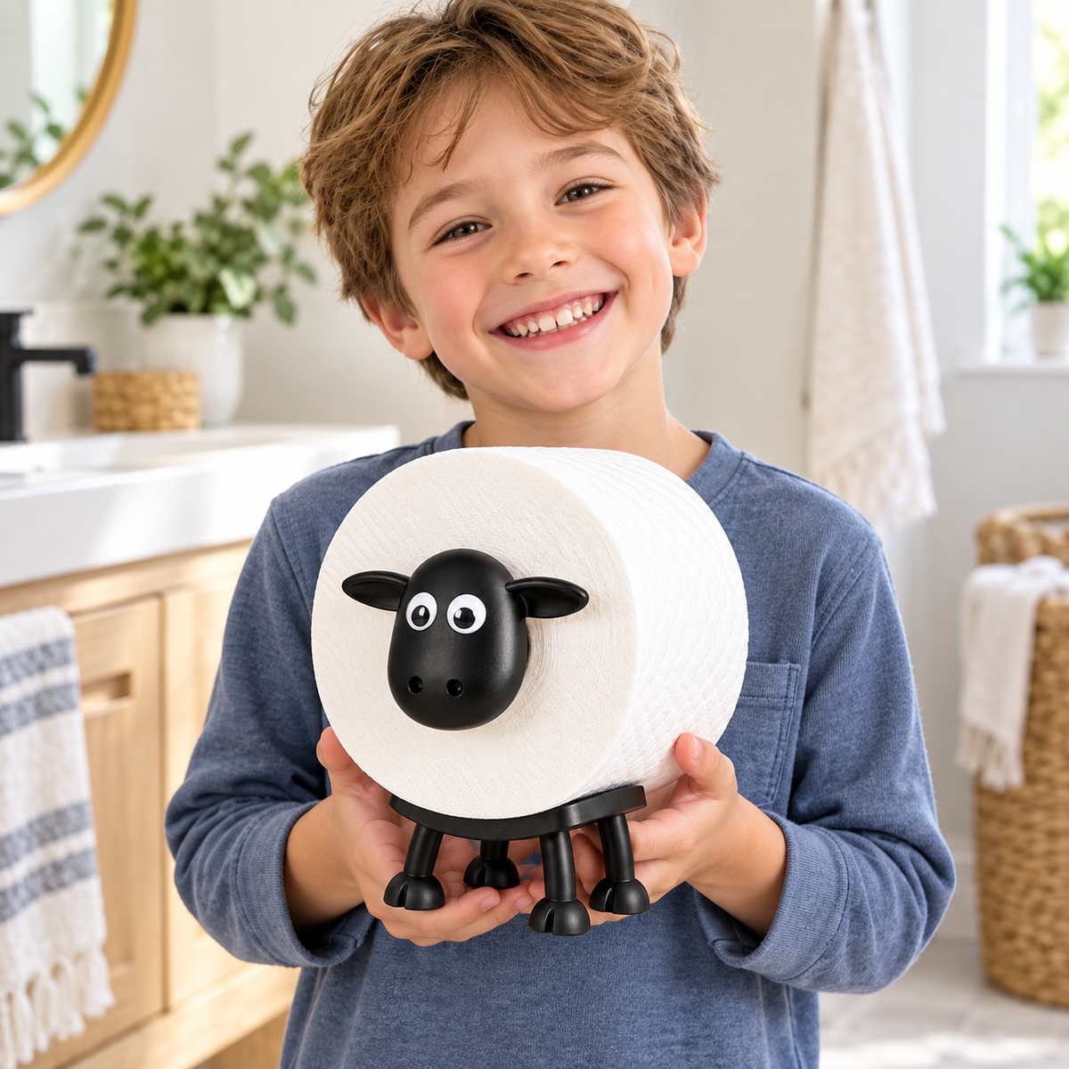 Baa Baa Roll™ - The Cutest Way to Store Your Toilet Paper!