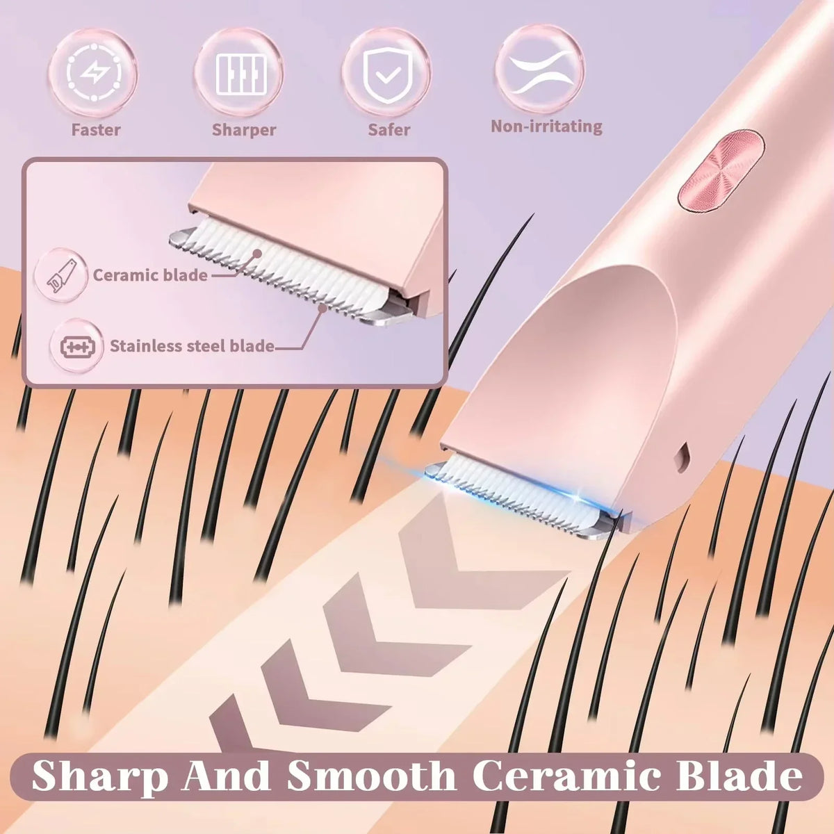 SmoothTrim™ - Dual Precision Shaver
